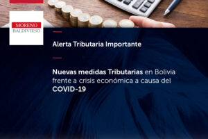 MEDIDAS TRIBUTARIAS DE URGENCIAS DEBIDO AL CORONAVIRUS (COVID-19)