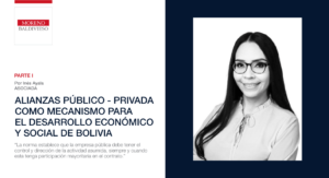 Alianzas Público-Privada Como Mecanismo Para El Desarrollo Económico Y Social De Bolivia